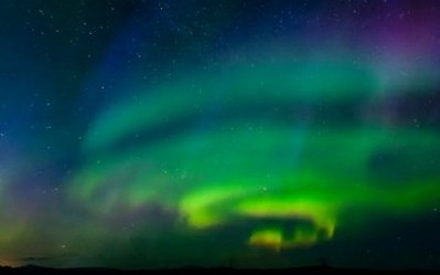Auroras sobre Noruega